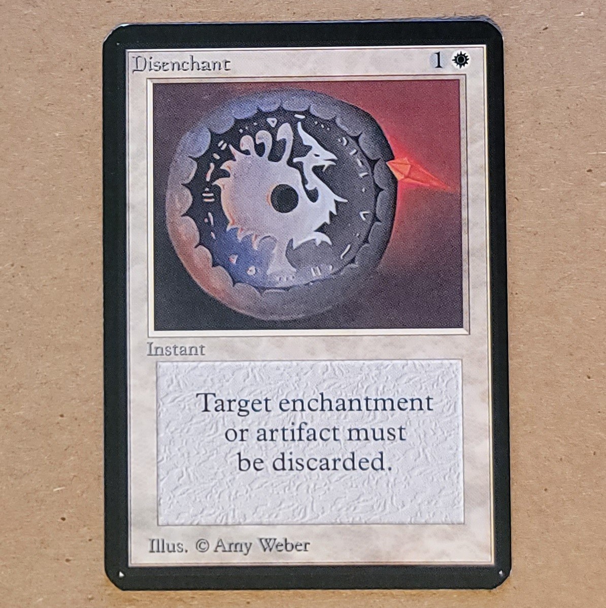 MTG - Magic the Gathering - Alpha Disenchant - NM