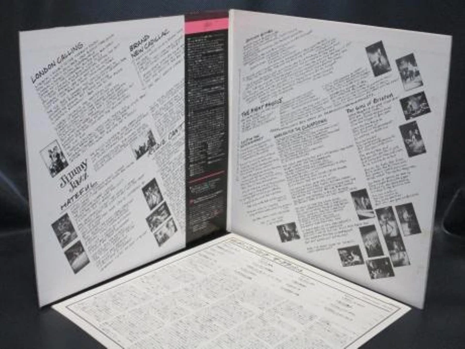 THE CLASH LONDON CALLING EPIC 35 3P-175~6 1979 LP 1A EDIZIONE OBI JAPAN NM 1A ED - Image 2 of 3