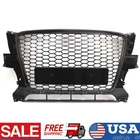 SQ5 Style For Audi Q5 2009-2012 Gloss Black Honeycomb Front Bumper Grille