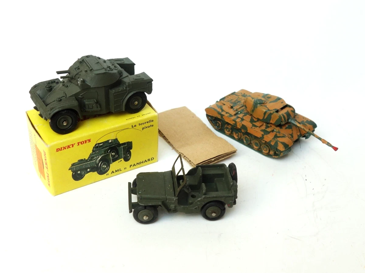 2 véhicules militairecamion gazelle-obusier 155dinky toys à Genilac 2 véhicules militairecamion gazelle-obusier 155dinky toys à Genilac