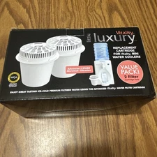 Vitality Mini Water Cooler Little Luxury Filter Cartridge 2 Pack Genuine NEW