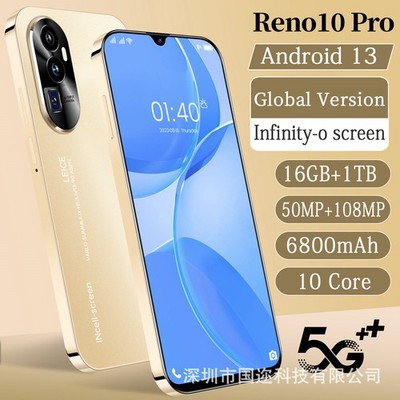 Reno10 Pro+ Smartphone 16+1TB  6.8'' Android Unlocked 24+48MP 8000mAh Dual SIM