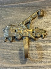 Gancho de pared vintage de latón para camión de bomberos para habitación infantil escalera extendida