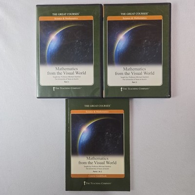 Great Courses Mathematics From The Visual World DVD Set Guidebook Michael Starbi