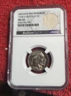 1938 d buffalo nickel NGC MS 66 original bag fragment