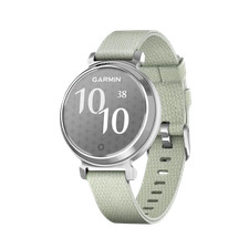Garmin Lily 2 Classic, Silver with Sage Gray Nylon Band 010-0xxxx-xx