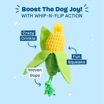 BARK Durable Corn on the Slob Interactive Dog Toy - NWT