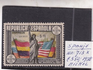 Spain 1938 MH Mi. 713 nice stamp see scan signed cv 550€