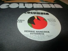 1983 HERBIE HANCOCK Autodrive US W/L Promo 7" Columbia 38-04268 Electro Funk VG+