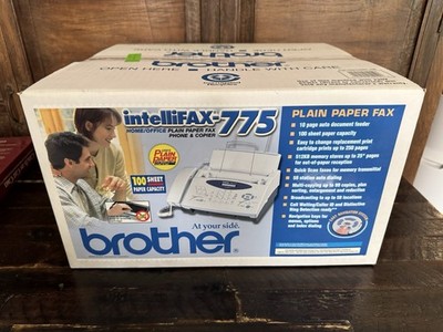 NEW Brother Intellifax 775 Plain Paper Fax Phone Copier Home / Office
