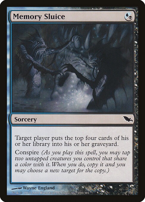 Memory Sluice NonFoil Shadowmoor 170 NM MTG