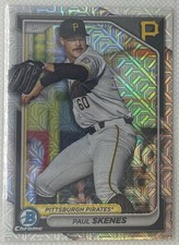 2024 Bowman - Chrome Prospects Paul Skenes #BCP-125 Mojo Refractor (RC) 🔥