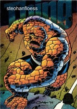 1994 Fleer Marvel Universe Series V Powerblast Power Blast Rainbow 9 Thing