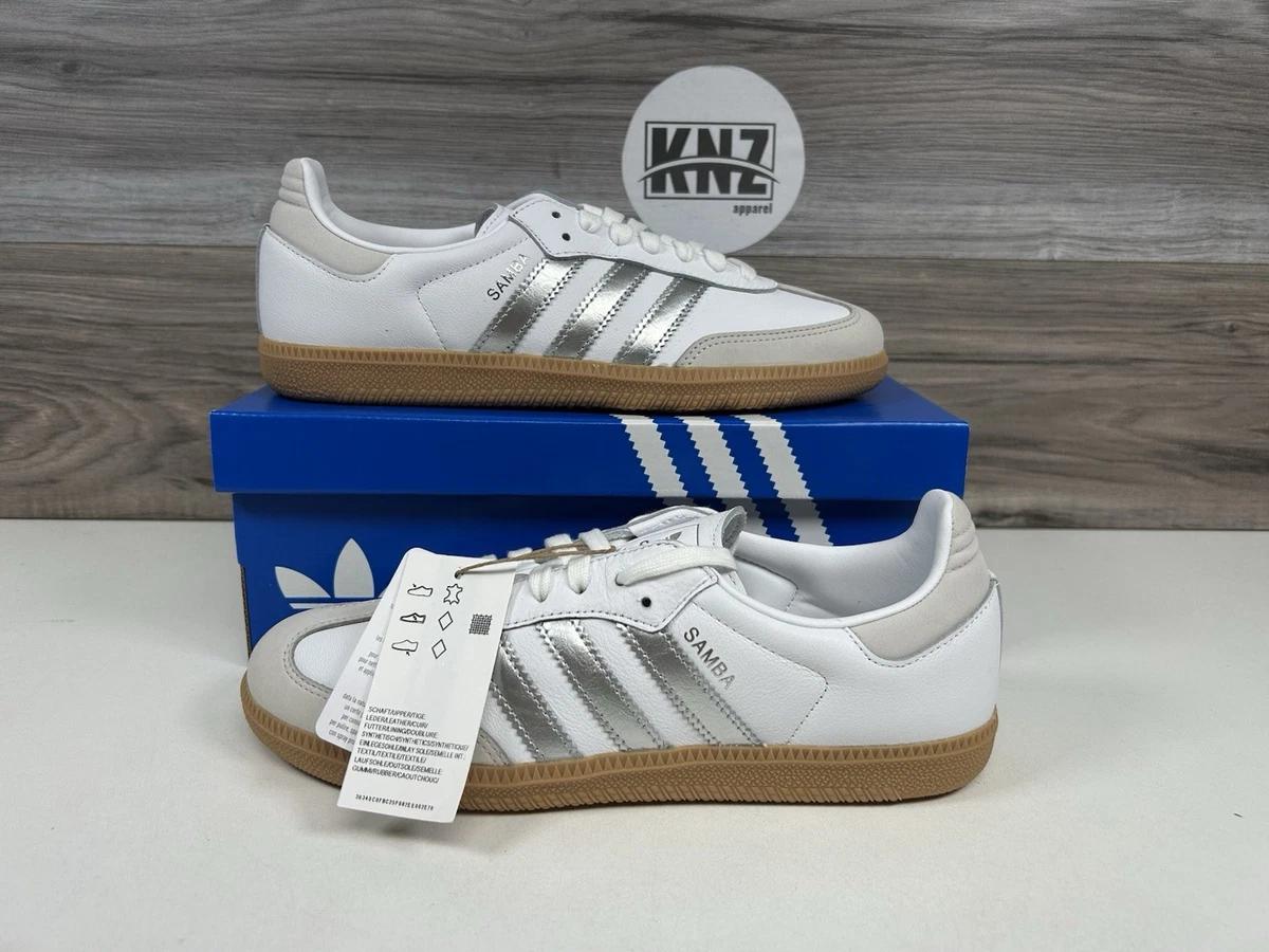 adidas Samba OG Silver White Gum W for sale | eBay