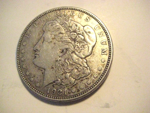 Estate Coin 1921 D Morgan Silver Dollar - Last Year Of Issue Good Example