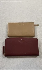 Pair of Kate Spade Women's Leather & Canvas Wallets