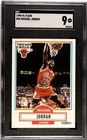 Fleer 1990-91 Michael Jordan #26 SGC 9 Chicago Bulls Basketball Card