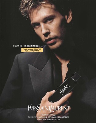 YVES SAINT LAURENT Fragrances 5-Page PRINT AD 2023 AUSTIN BUTLER handsome  man