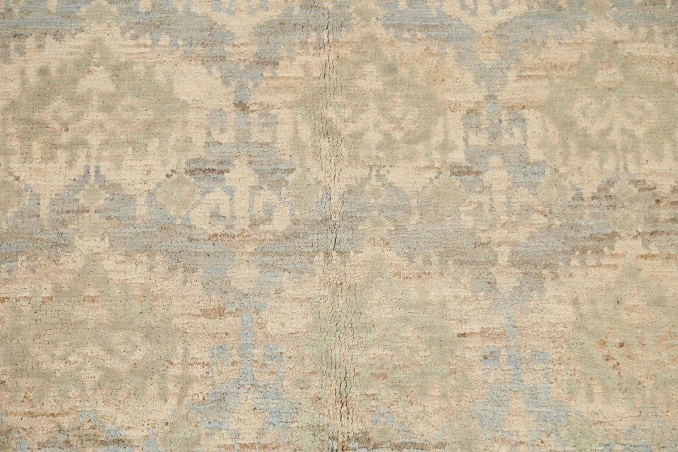 Geometric Transitional Oushak Oriental Area Rug Hand-knotted Home Decor 6'x8' - Image 4 of 4