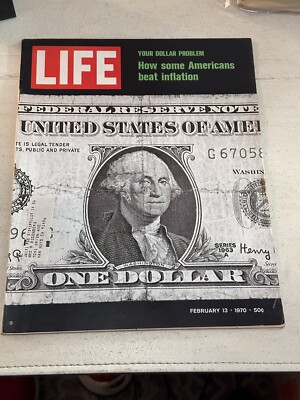 Life Magazine February 13th, 1970 Inflation Bertrand Russell Jacqueline Bisset