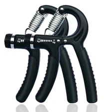 Hand Grip Adjustable Trainer Gripper Strengthener Gym Strength Power Exerciser 