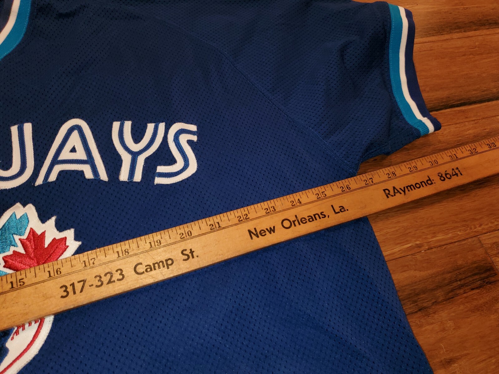 Vtg Toronto Blue Jays Throwback Jersey Home Russell Athletic diamond