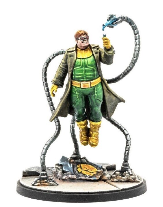 Marvel Crisis Protocol Doc Ock + Rules Card from Earth's Mightiest