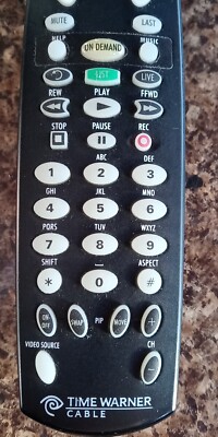Time Warner Cable Universal Remote 5 DEVICE TWC ALAS OCAP 1056B01 Black