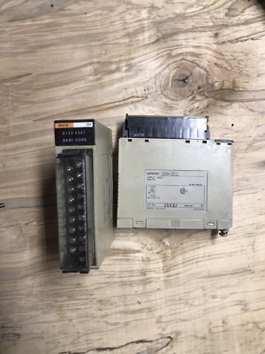 Lot Of 2 OMRON C200H-ID212 16 Point 24V DC Input PLC Module