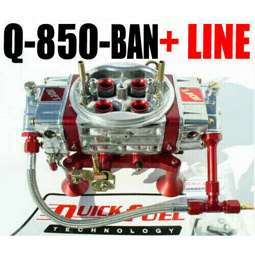 QUICK FUEL Q850BAN ANNULAR MECH BLOW THRU DRAG RACE WITH LINE KIT in