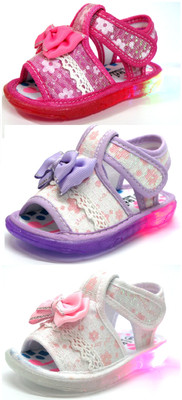 baby girl light up sandals