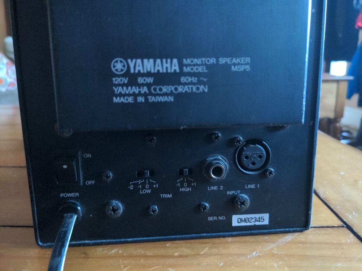 Yamaha MSP5 Studio Powered Monitor Speaker X 2 for sale Yamaha MSP5 Studio Powered Monitor Speaker X 2 for sale
