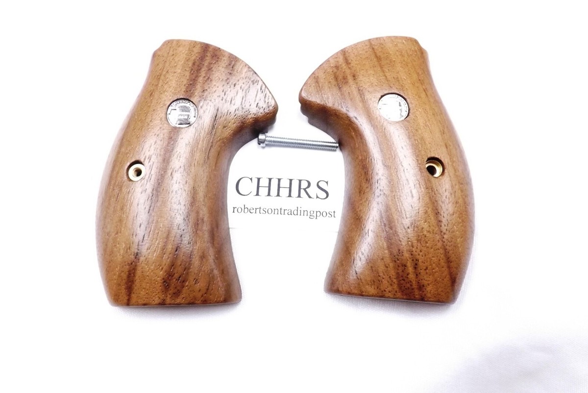 Herretts Walnut Grips fit Charter Revolvers Shooting Ace 1970s