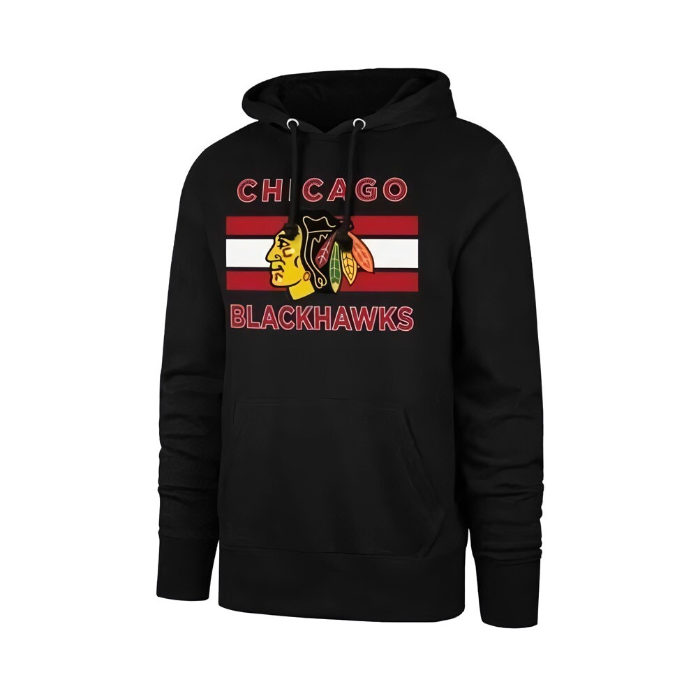 47 Фирменная толстовка NHL Chicagohawks BURNSIDE пуловер с капюшоном 192327 11790₽
