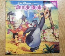 Disney Laserdisc Collection Jungle Book Bambi Cinderella Great Condition