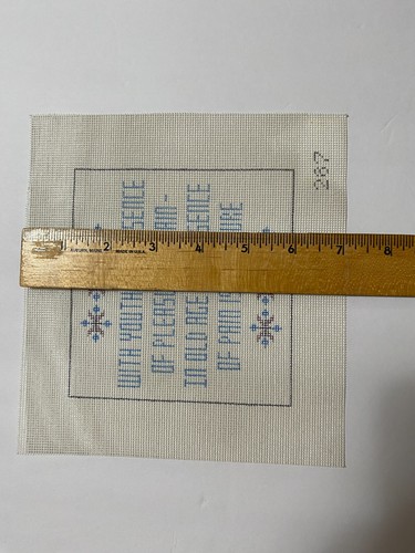 Funny Quote Humor Hand-Painted Needlepoint Canvas Youth & Old Age Novelty - Picture 7 of 7