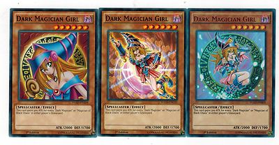 3 Sets of All_3 Different Artworks **( Dark Magician Girl YGLD