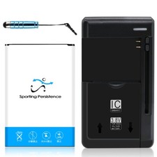 For LG Harmony M257 Cricket 3920mAh Long Lasting Battery Universal Charger Phone