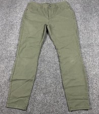 Toad Co Women  s Earthworks 5-Pocket Skinny Pants 10 Green Organic 31X28