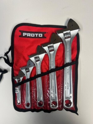 PROTO 5 PC Adjustable Wrench Set JCUS53850330