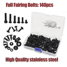 Universal Top Stainless Steel Motorcycle Fairing Bolts Kit Bodywork Screws USA