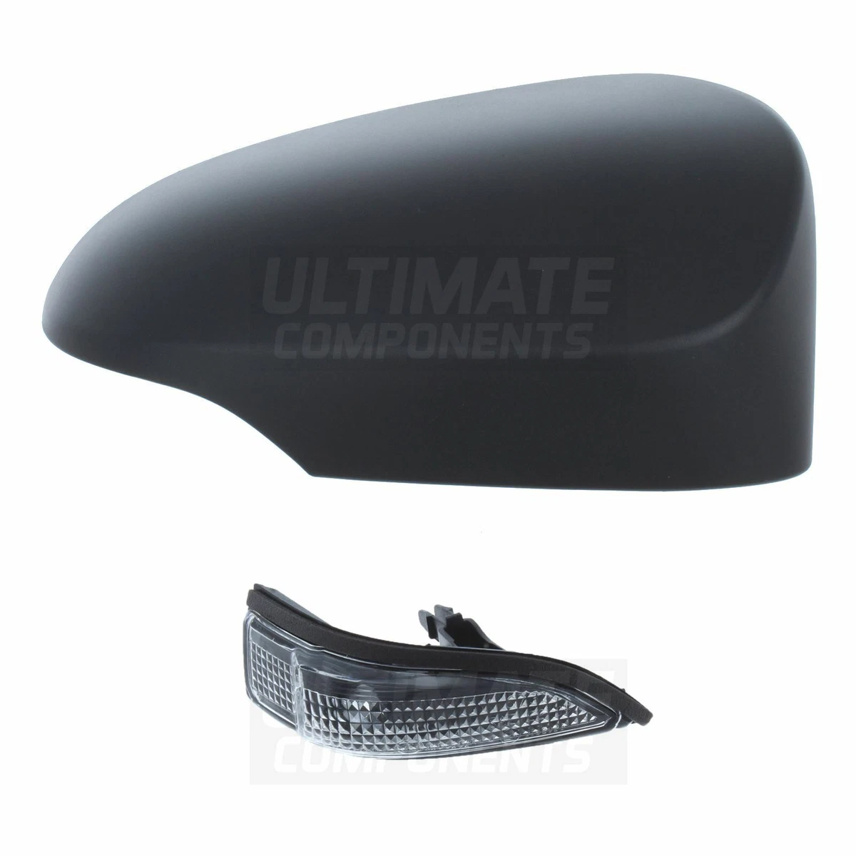 Fits Toyota Yaris 2011 2021 Wing Mirror Cover Smoked Indicator Drivers Side