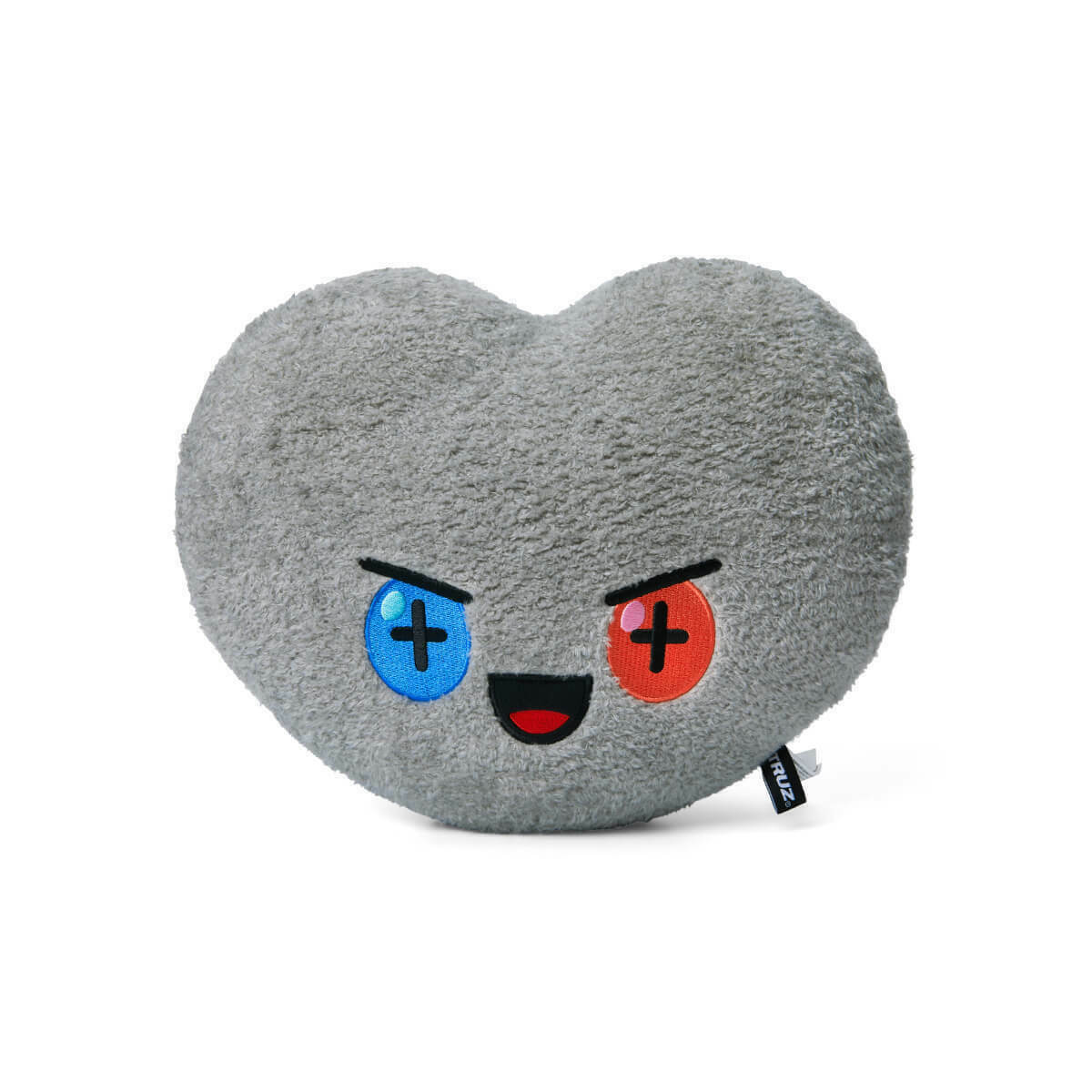 TREASURE TRUZ Official Goods BONNBON Grey Heart FACE Fluffy
