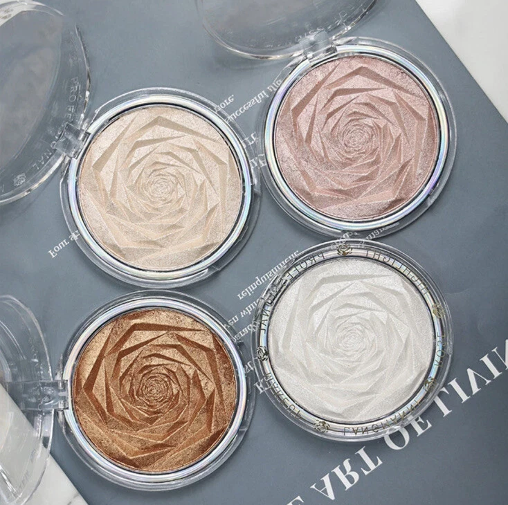 Langmanni Rose Monochrome Light pink, shade-3, Super Shiny 3 In 1 Highlighter - Image 3 of 4