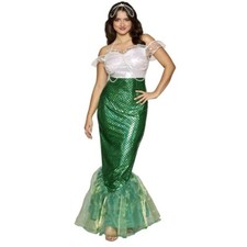 Dreamgirl Woman's Mystical Mermaid Costume - Large 12-14 