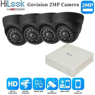 Hikvision 1080P HD CCTV KAMERA ÜBERWACHUNGSSYSTEM KIT 4-KANAL DVR ZUHAUSE AUSSENBEREICH IR + 1TB