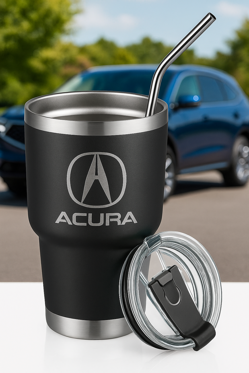 Acura 30 oz Tumbler | 2 Sided Lasered and  Insulated | logo, glass, mug