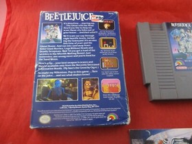 Beetlejuice (Nintendo Entertainment System, 1991) NES COMPLETE w/ Box manual