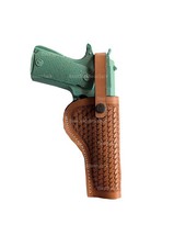 1911 Leather Holster OWB Basket Tooled Taurus Sig Kimber Pistol Western Holsters