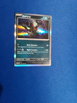 darkrai pokemon card value 136/197 English Pokemon Scarlet & Violet Obsidian Flames 136/197 Darkrai Holo main image 0